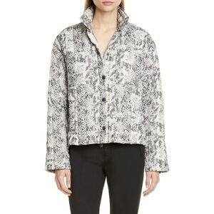 ATM Anthony Thomas Melillo Animal Print Puffer Jacket Large